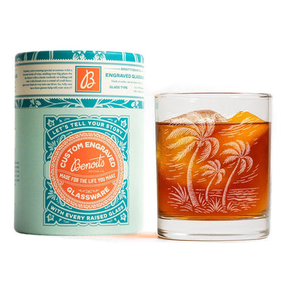 Breezy Palm Tree Glass