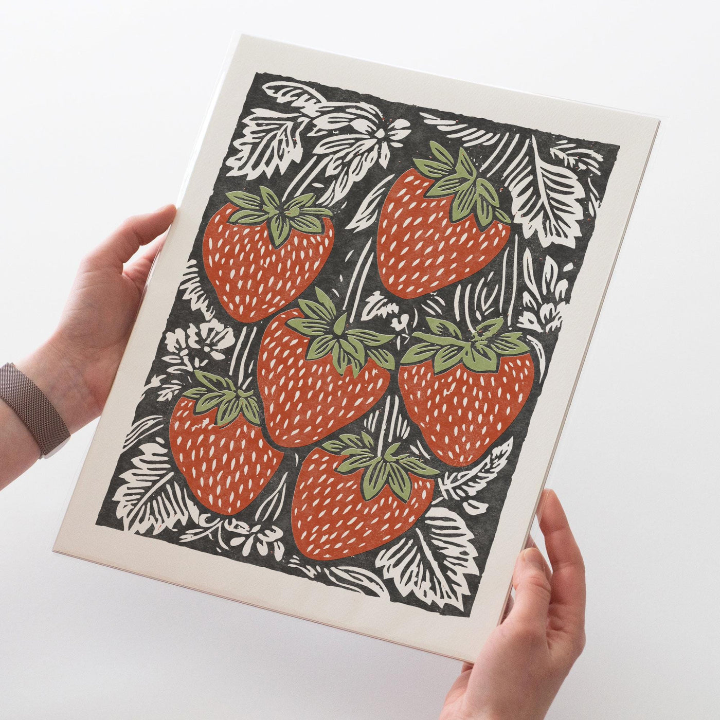 Strawberries Art Print