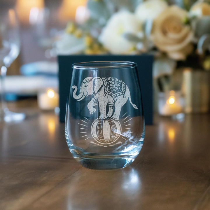 Circus Elephant Glasses