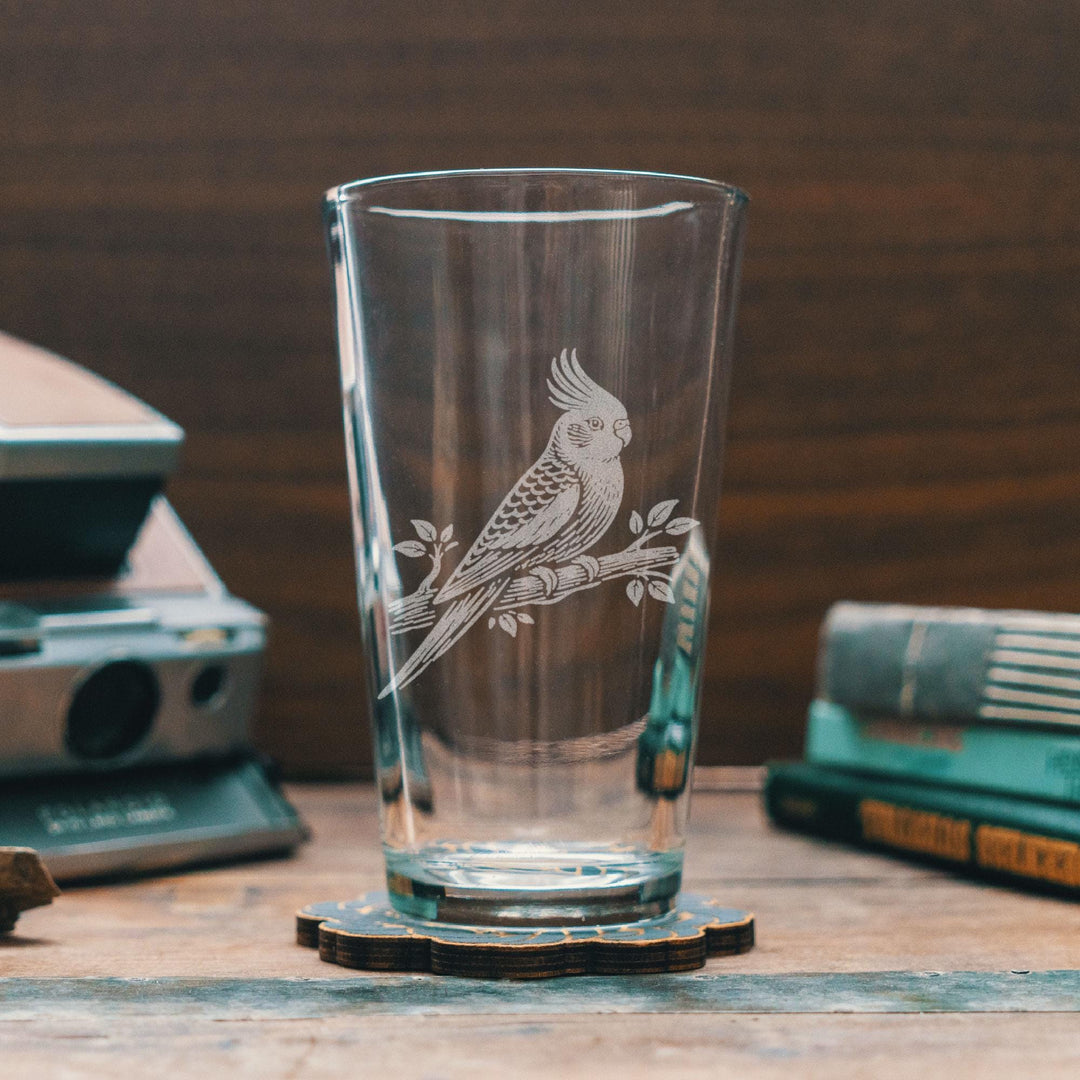 Cockatiel Bird Glass