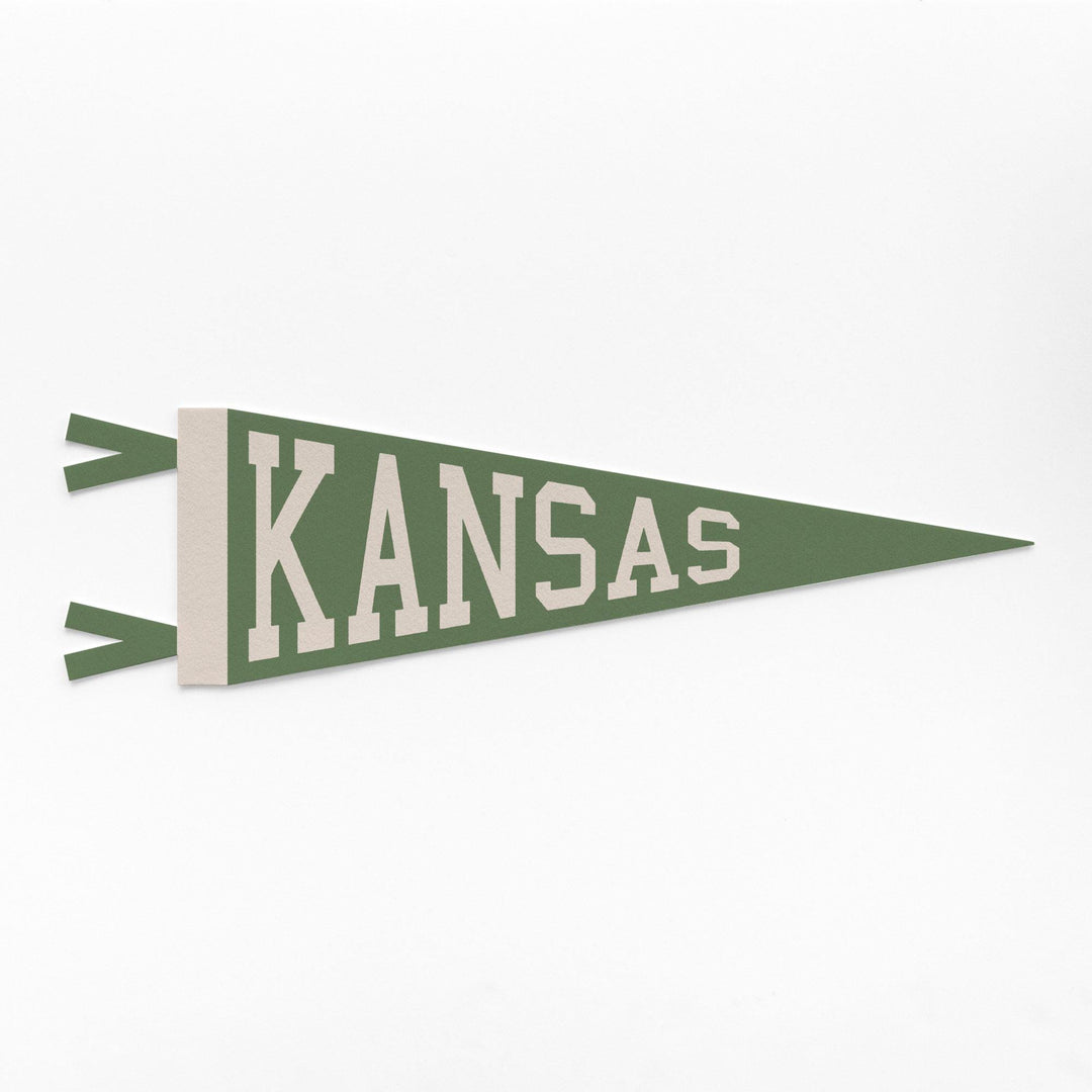 Kansas Varsity Felt Pennant