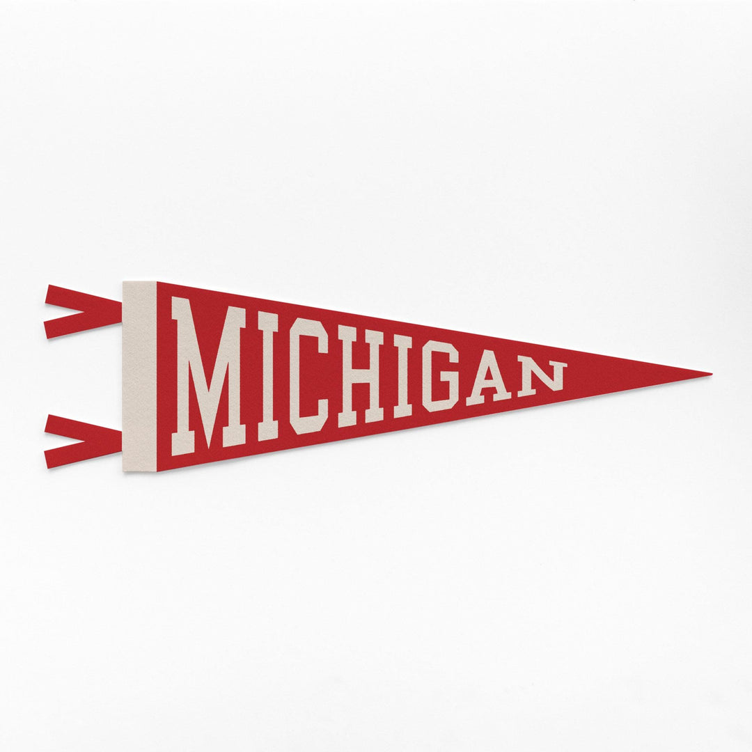 Michigan Varsity Felt Pennant
