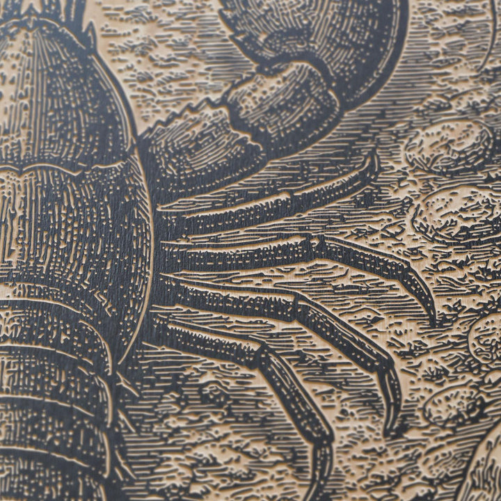 Lobster in Tidal Pool Engraved Birch Art Panel