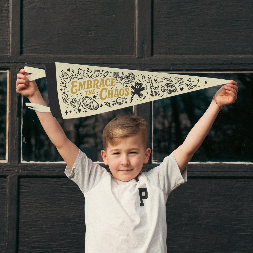 Embrace the Chaos Felt Pennant