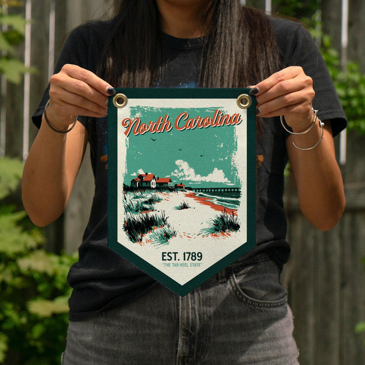 North Carolina Felt Camp Flag