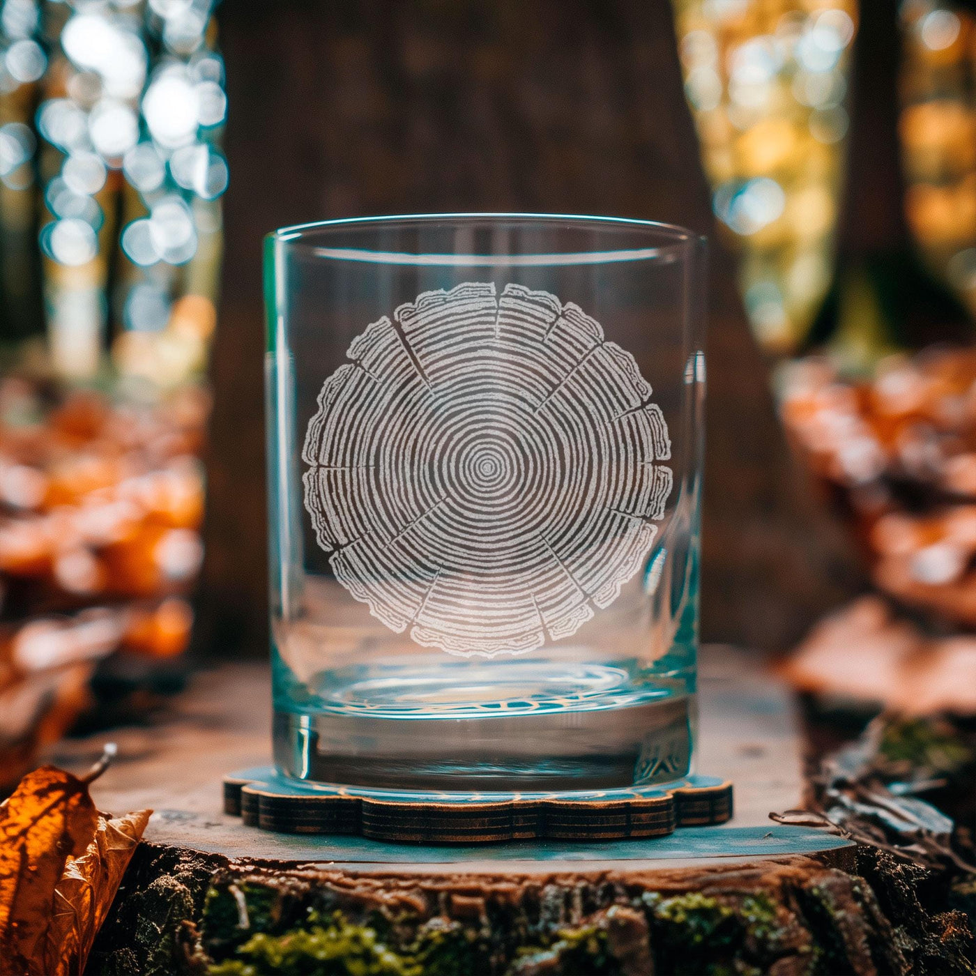 Tree Rings Glass