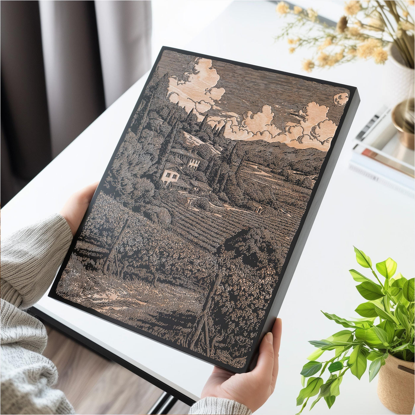 Napa Valley Vineyard Scene Wall Art