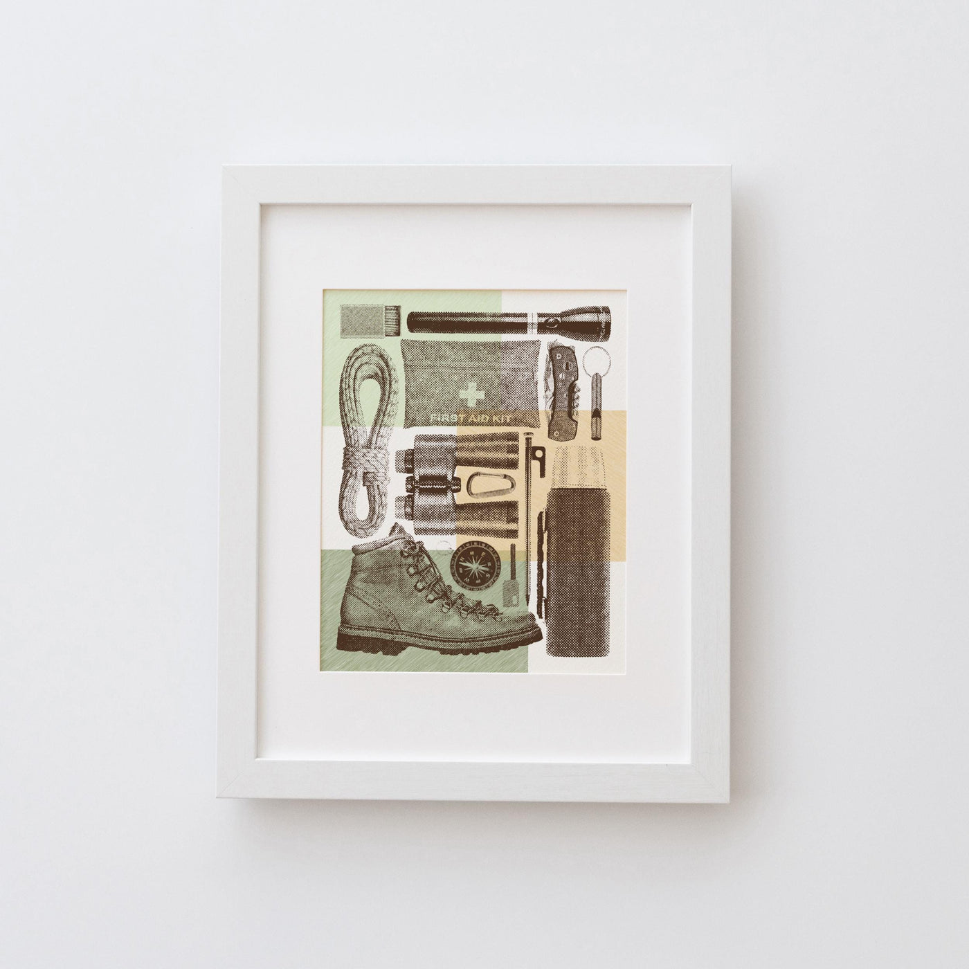 Great Outdoors Flatlay Print