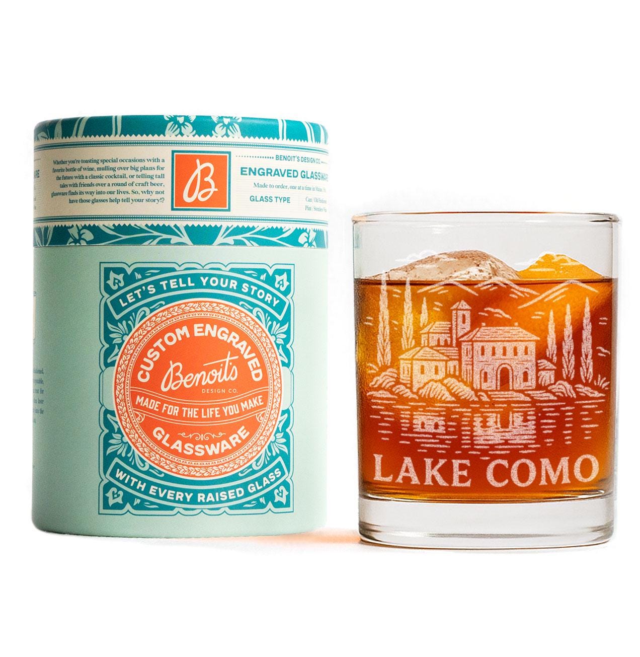 Lake Como Italy Glass