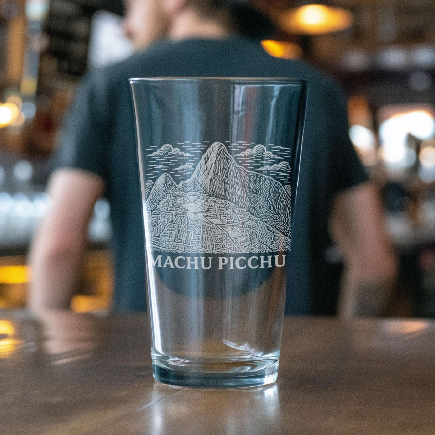 Machu Picchu Peru Glass