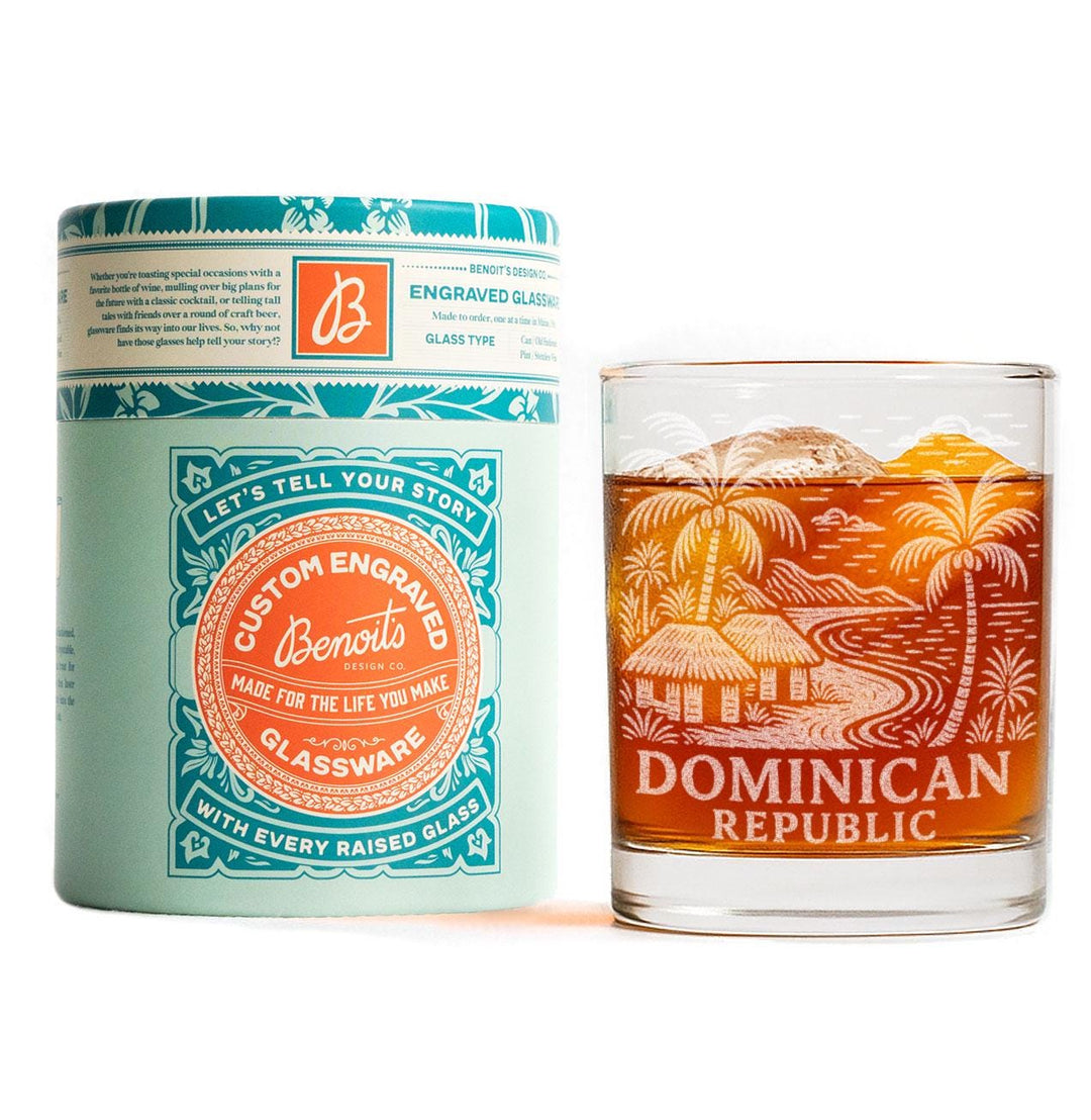 Dominican Republic Glasses