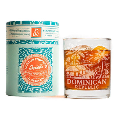 Dominican Republic Glass