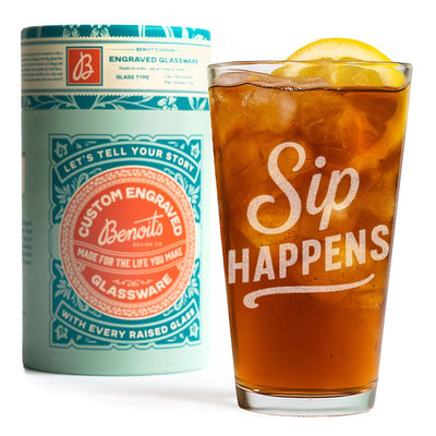 Sip Happens Glass