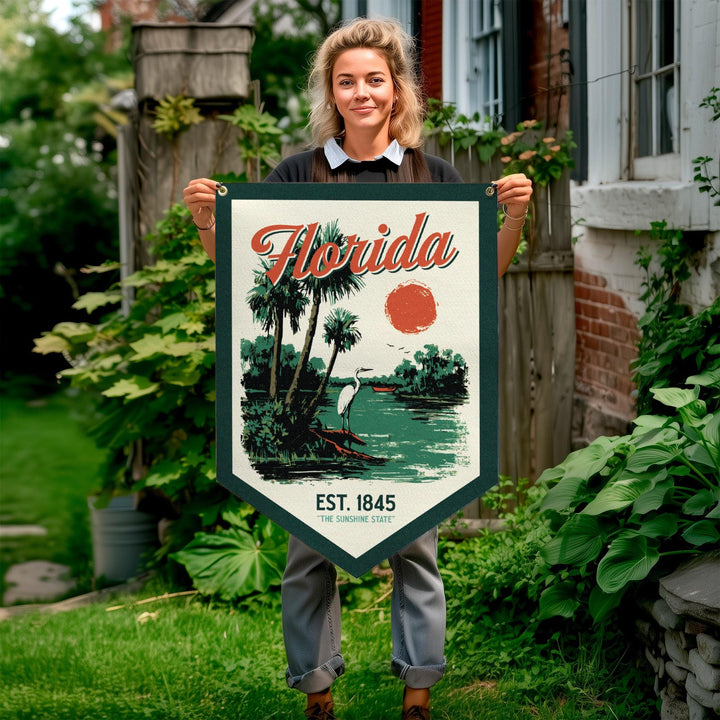 Florida Felt Camp Flag