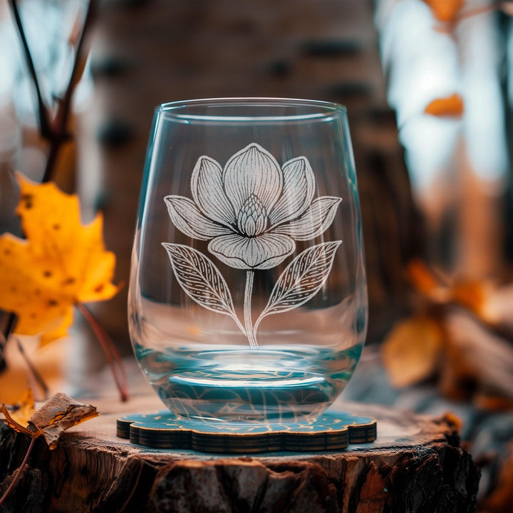 Magnolia Blossom Glasses