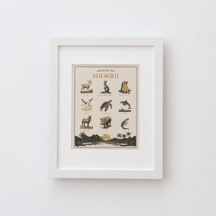 Hawaii Wildlife Print