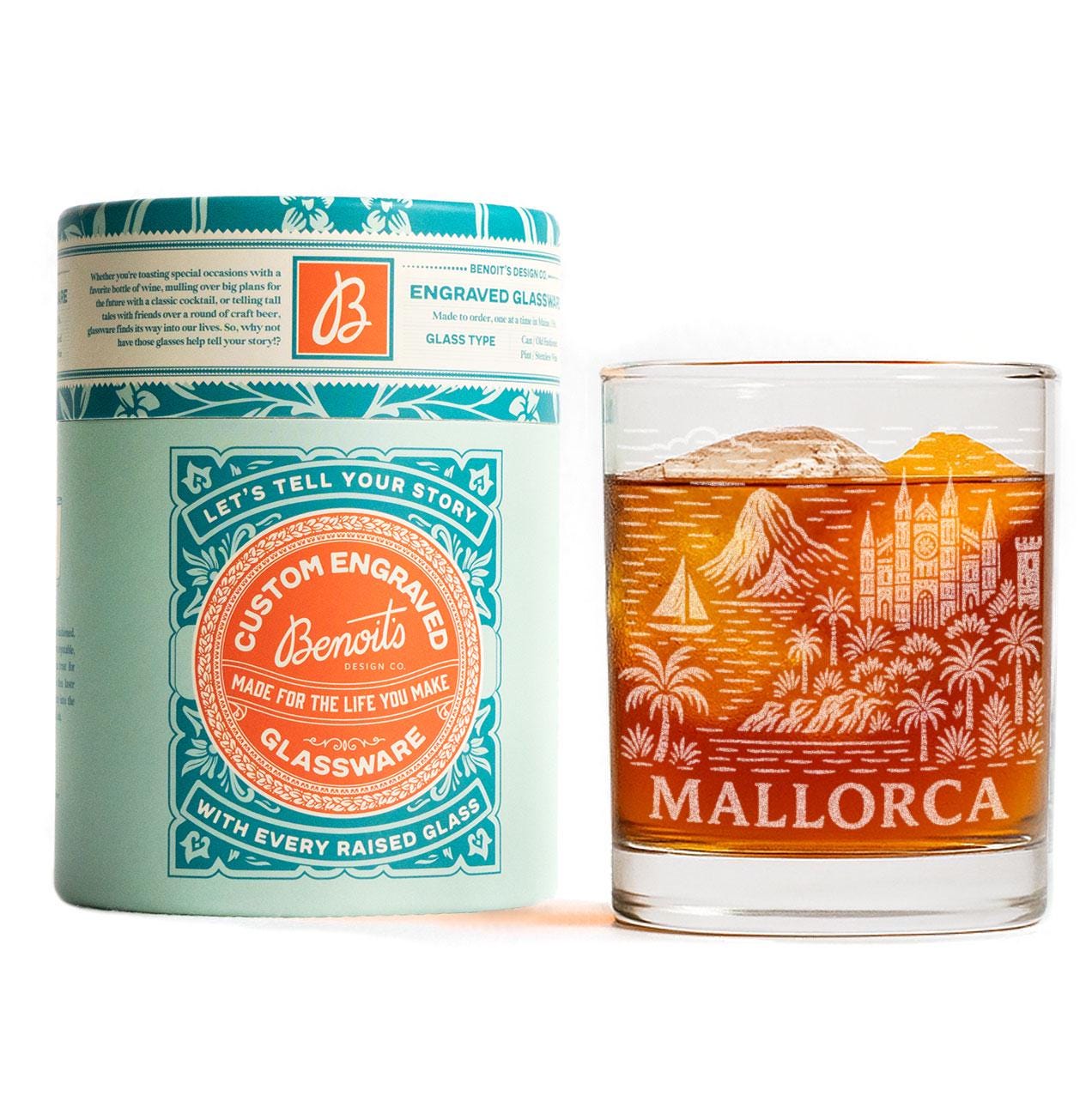 Mallorca Spain Glass