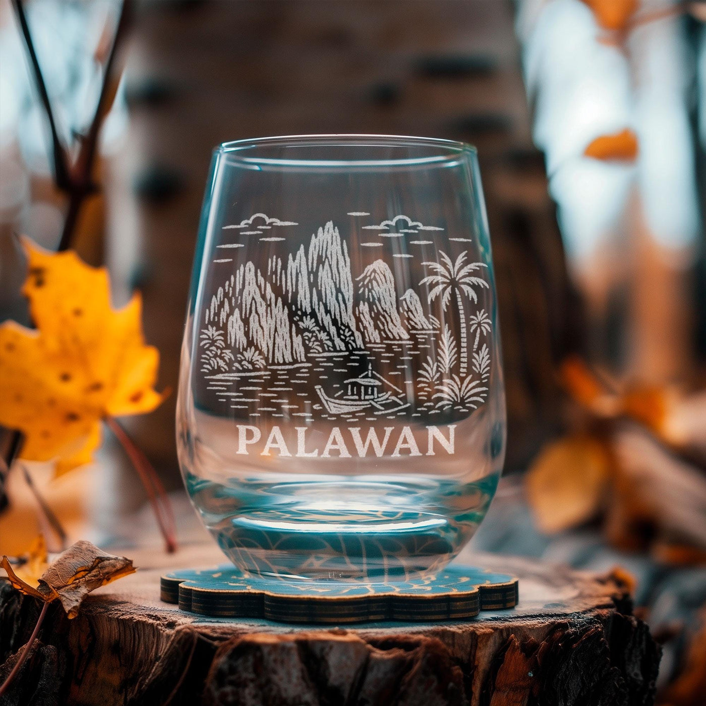 Palawan Philippines Glass
