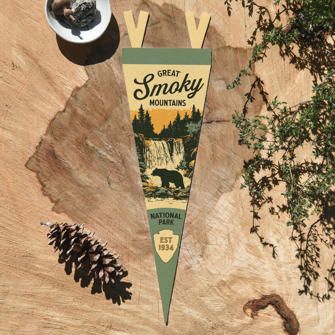 Great Smoky Mountains National Park Felt Pennant