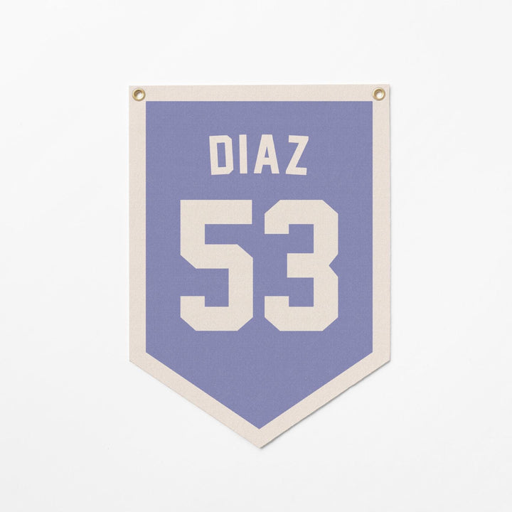 Custom Sports Jersey Style Felt Camp Banner
