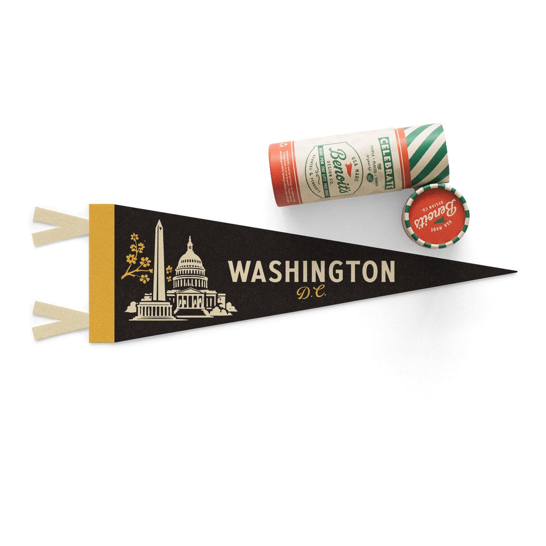 Washington DC Felt Pennant
