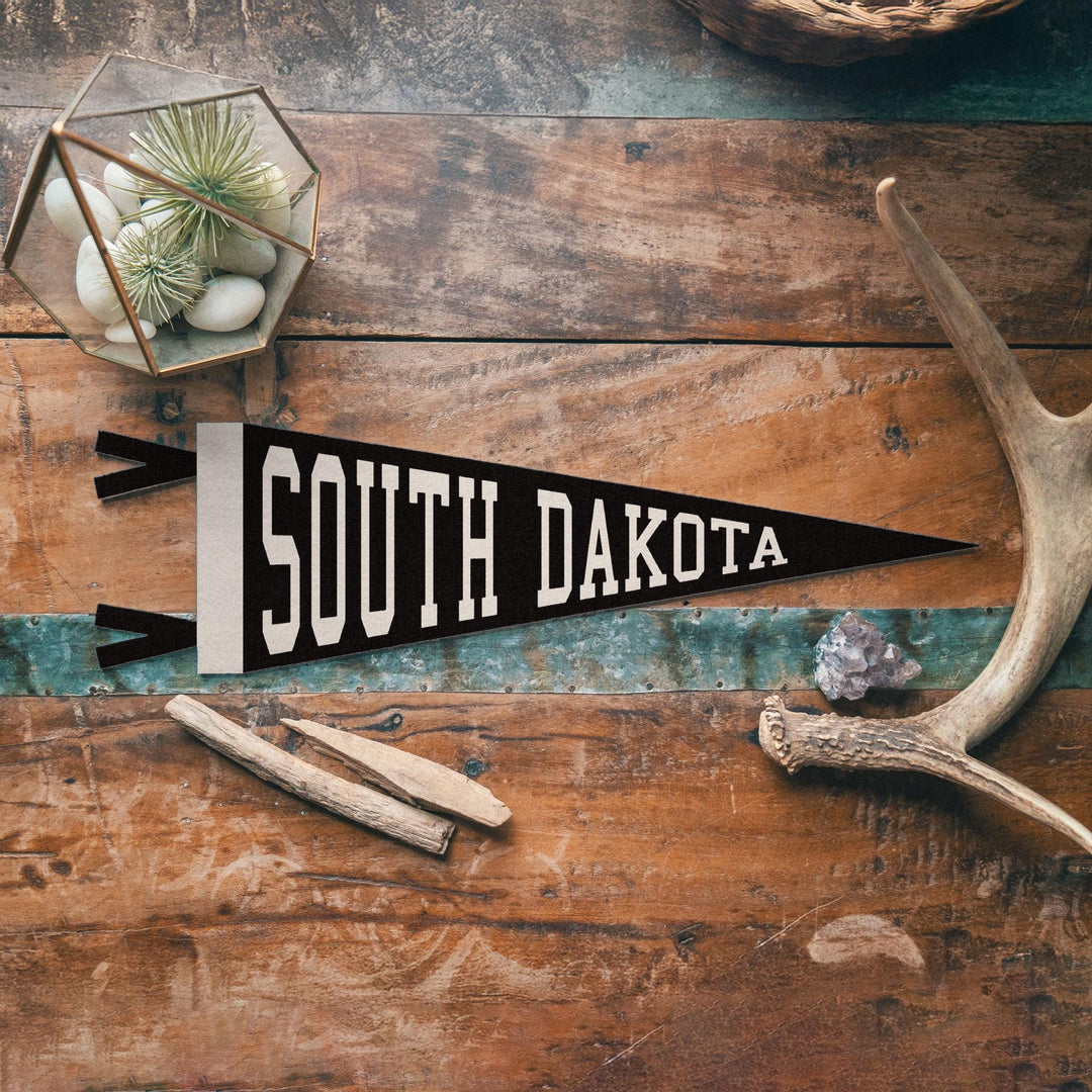 South Dakota Varsity Felt Pennant