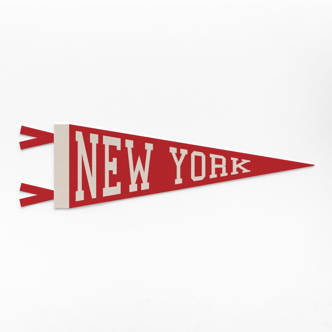 New York Varsity Felt Pennant