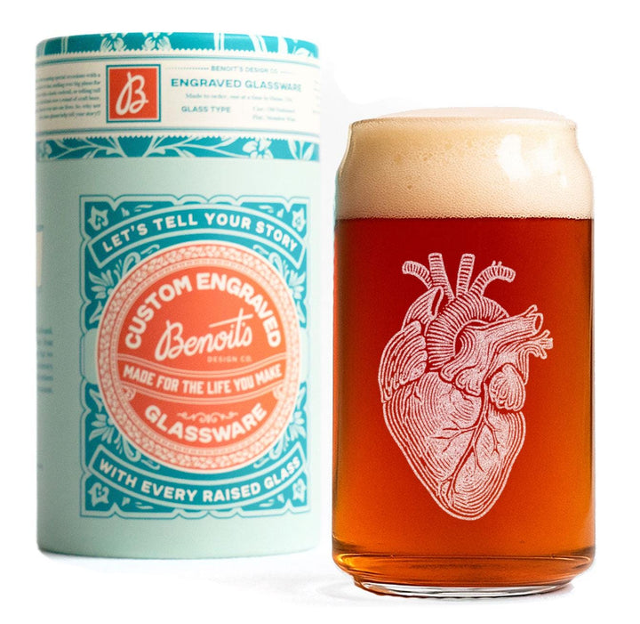 Anatomical Heart Glasses