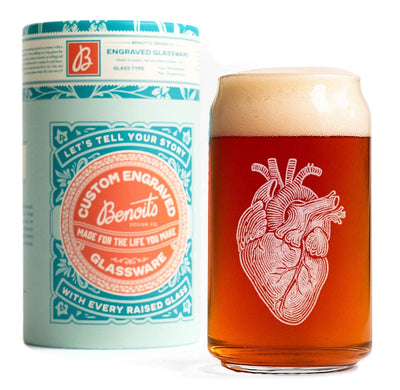 Anatomical Heart Glasses