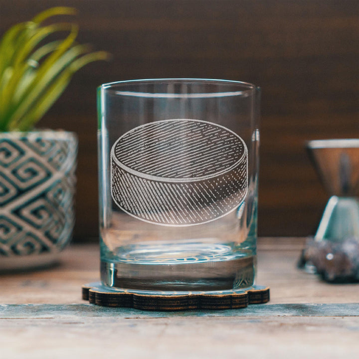 Hockey Puck Glasses