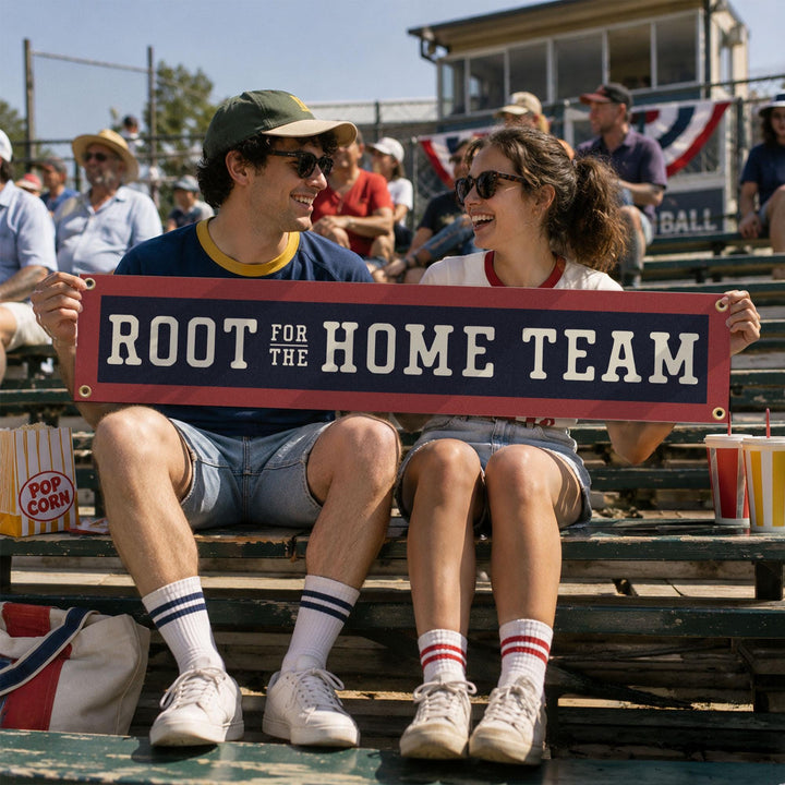 Root for the Home Team Felt Banner