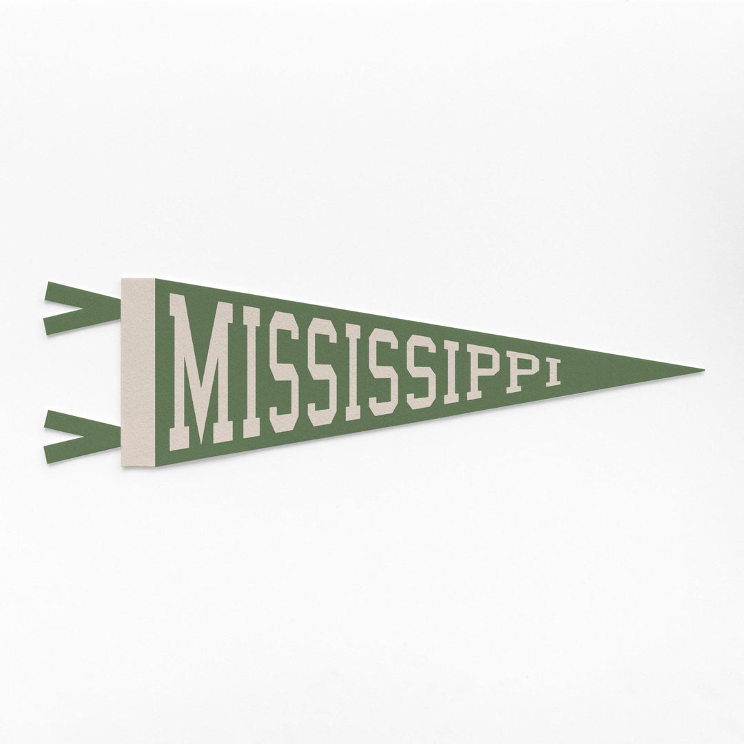 Mississippi Varsity Felt Pennant