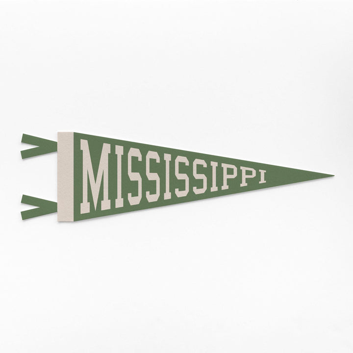 Mississippi Varsity Felt Pennant