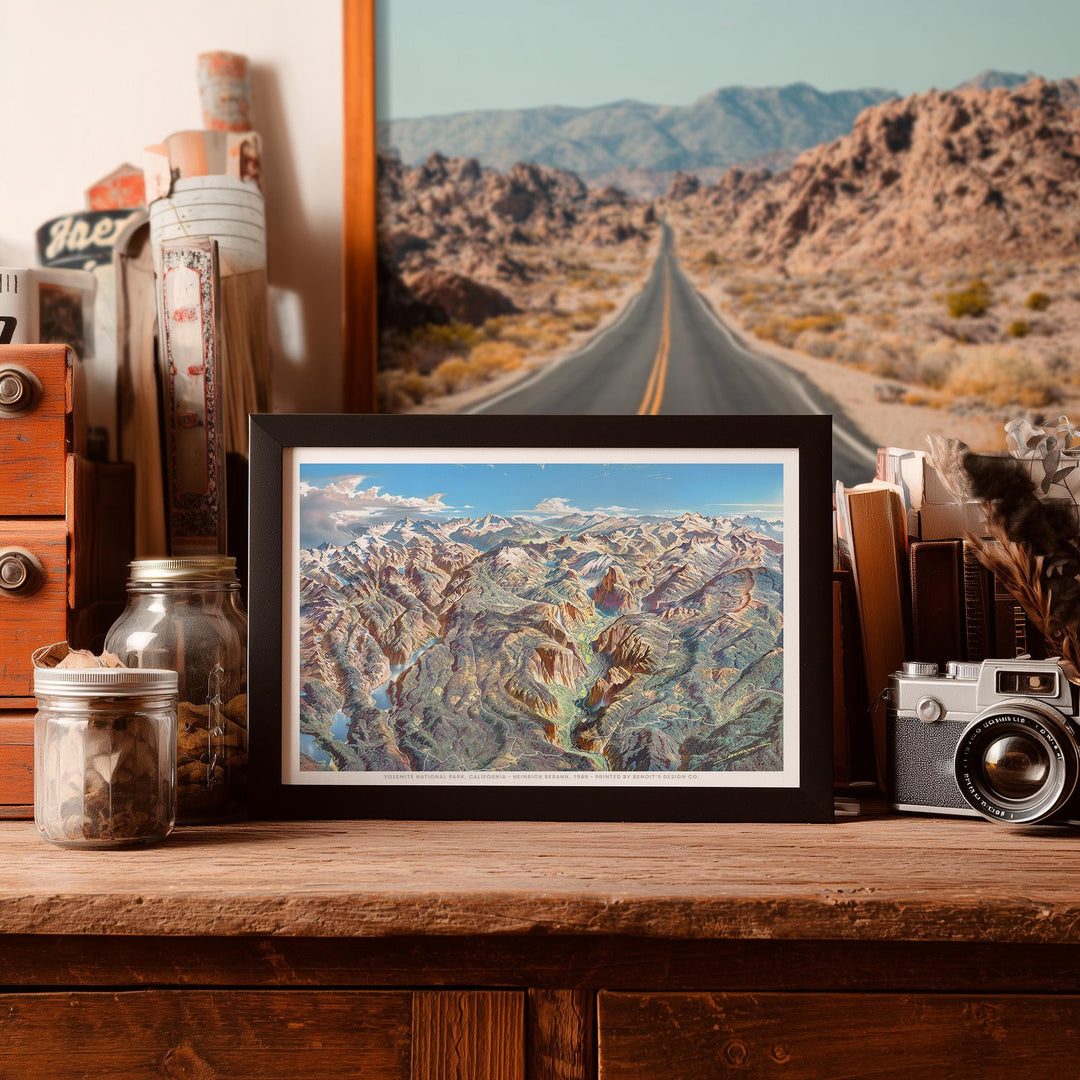Yosemite National Park Historic Art Print