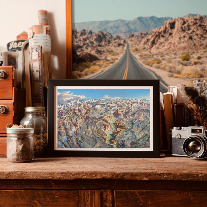 Yosemite National Park Historic Art Print