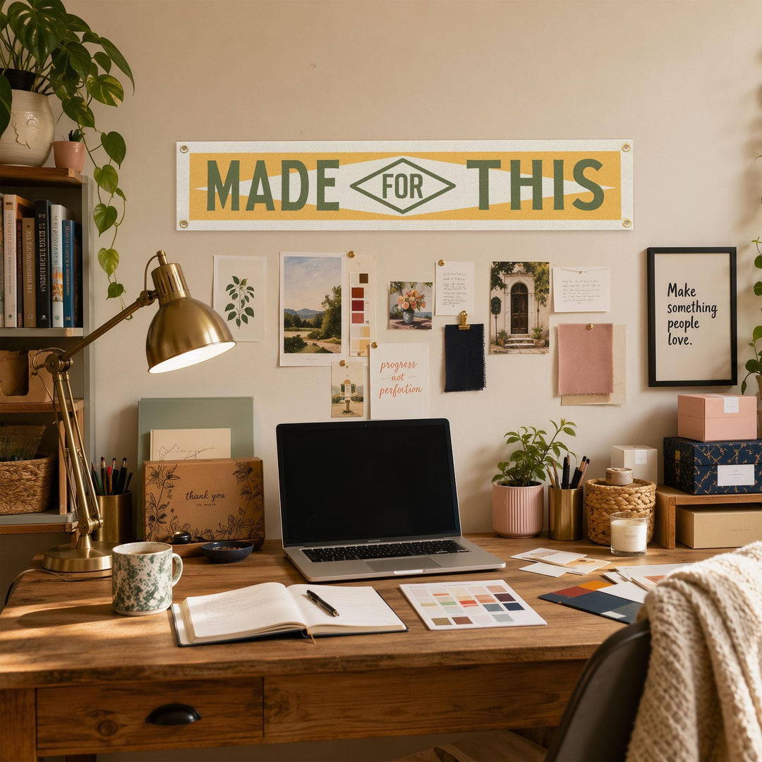 Made For This Felt Banner
