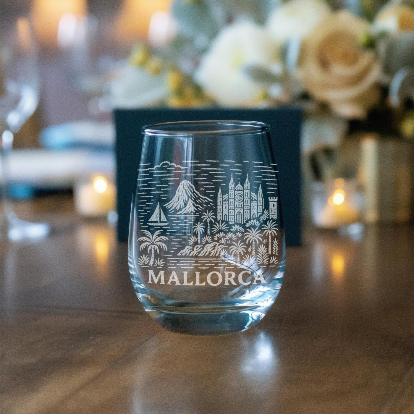 Mallorca Spain Glass