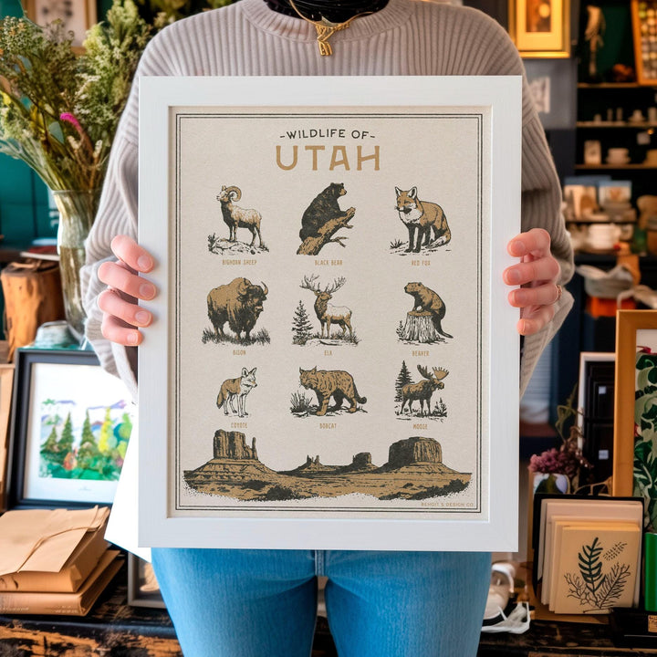 Utah Wildlife Print