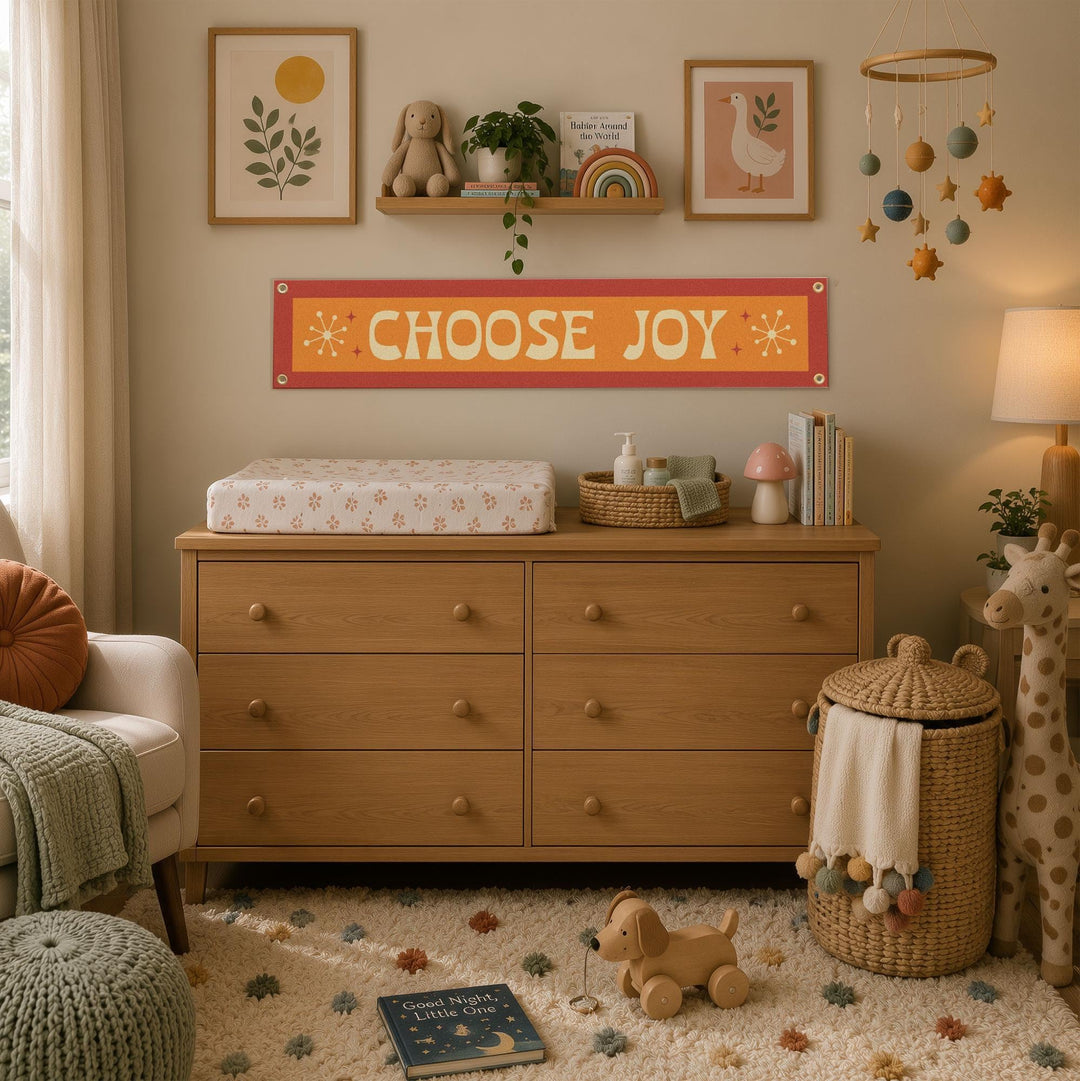 Choose Joy Felt Banner