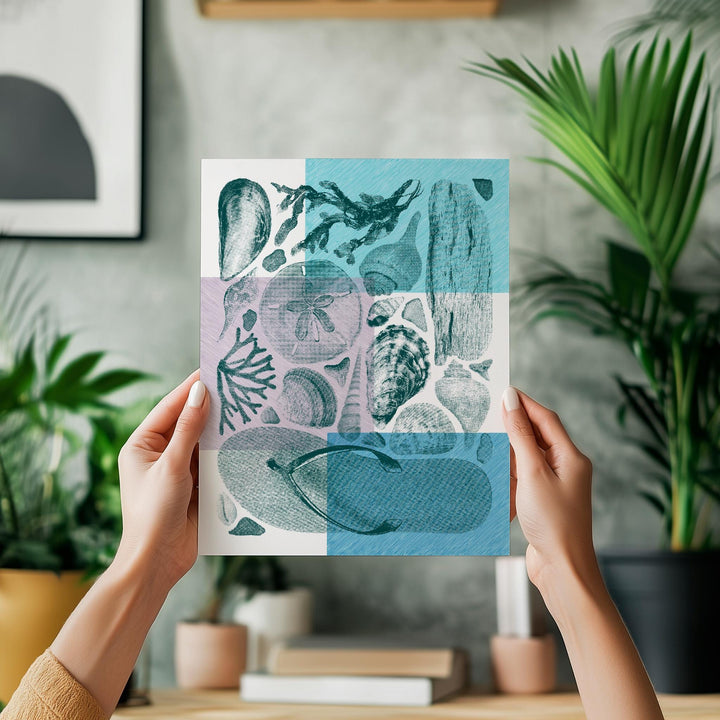 Coastal Flatlay Print