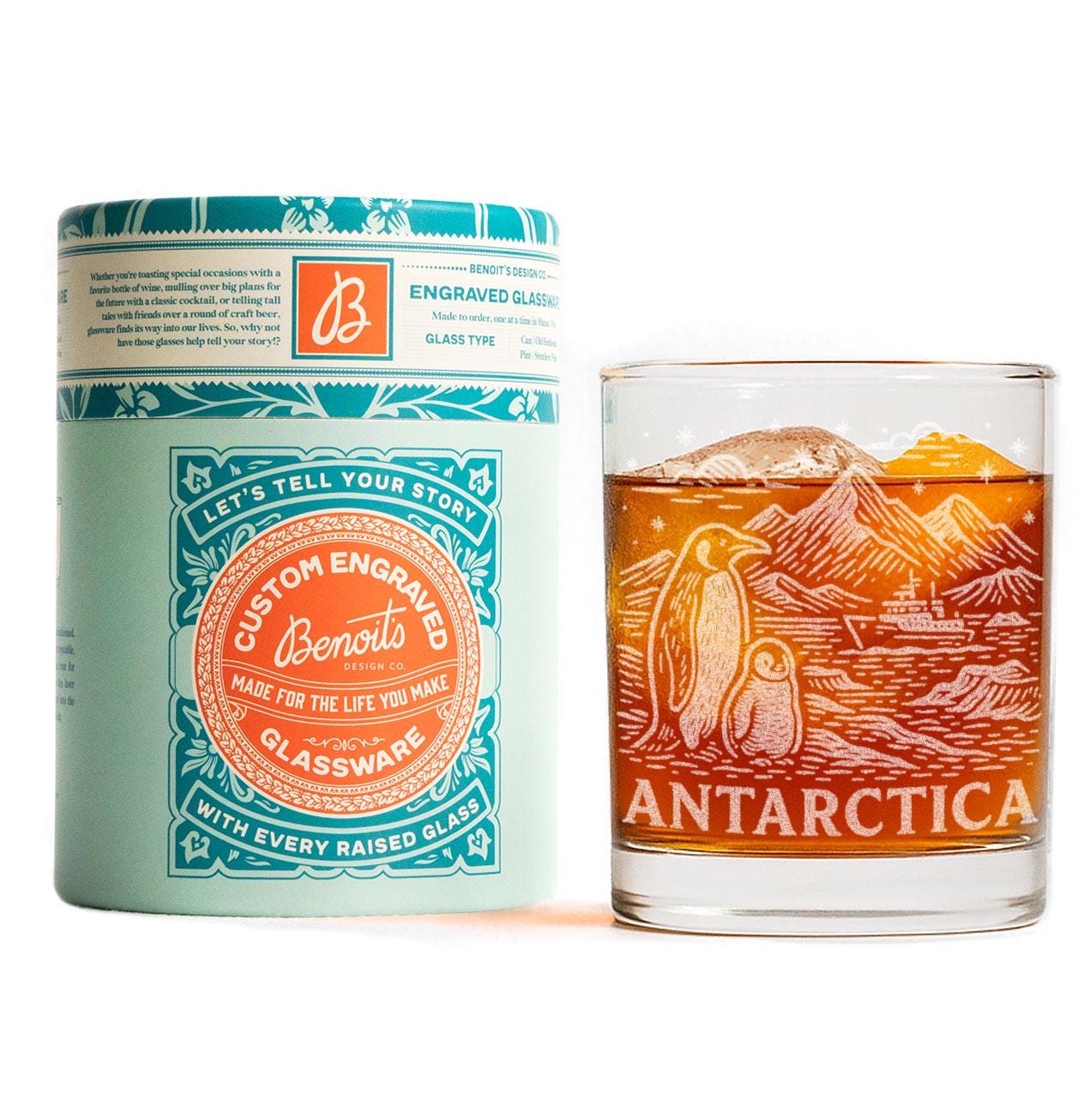 Antarctica Etched Glass