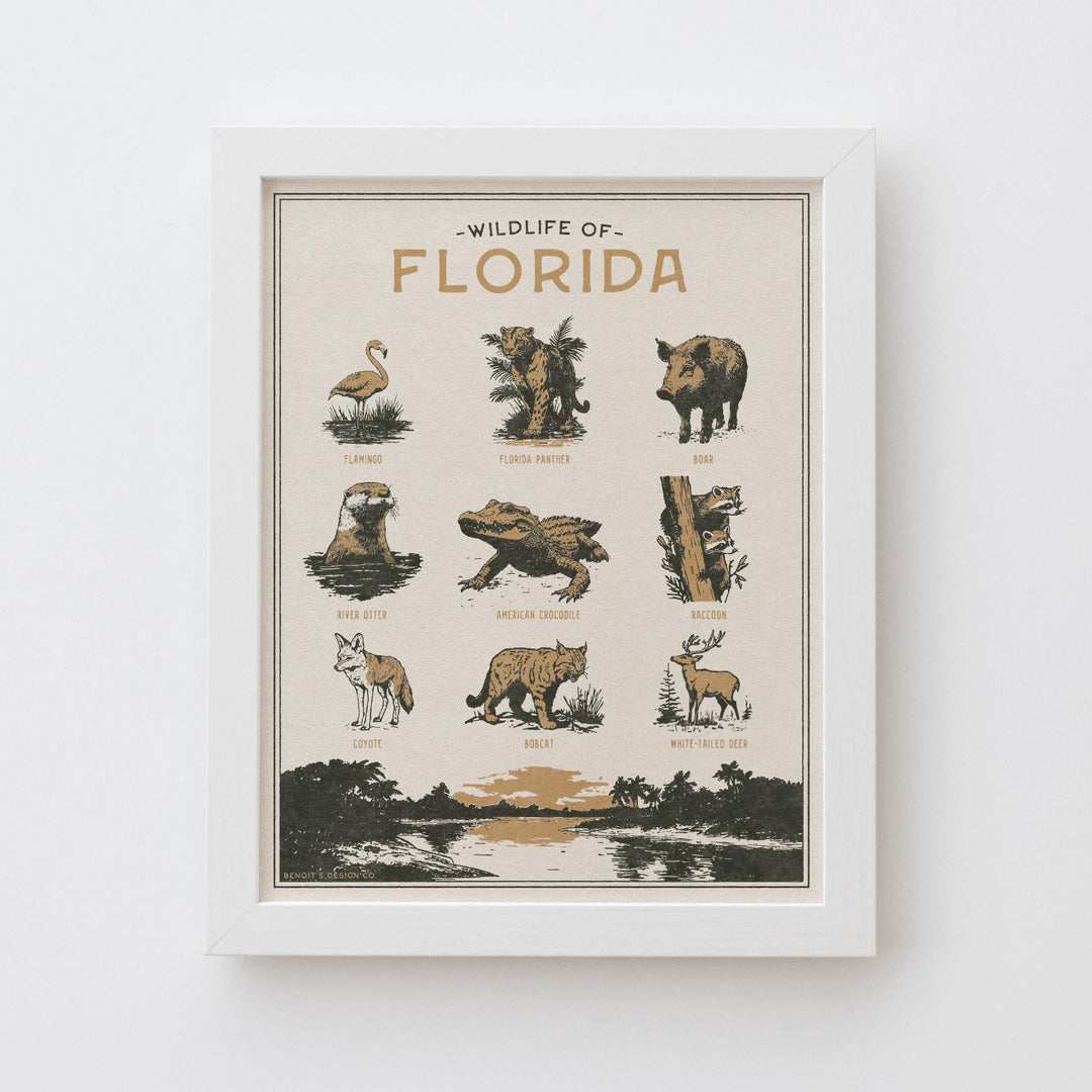 Florida Wildlife Print