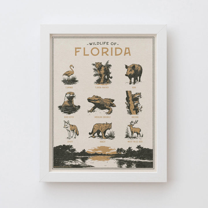 Florida Wildlife Print