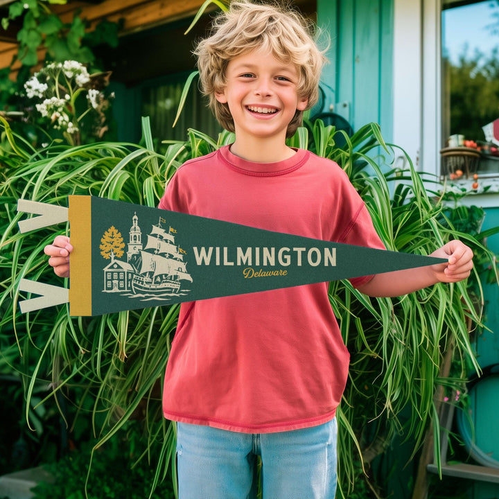 Wilmington Delaware Felt Pennant