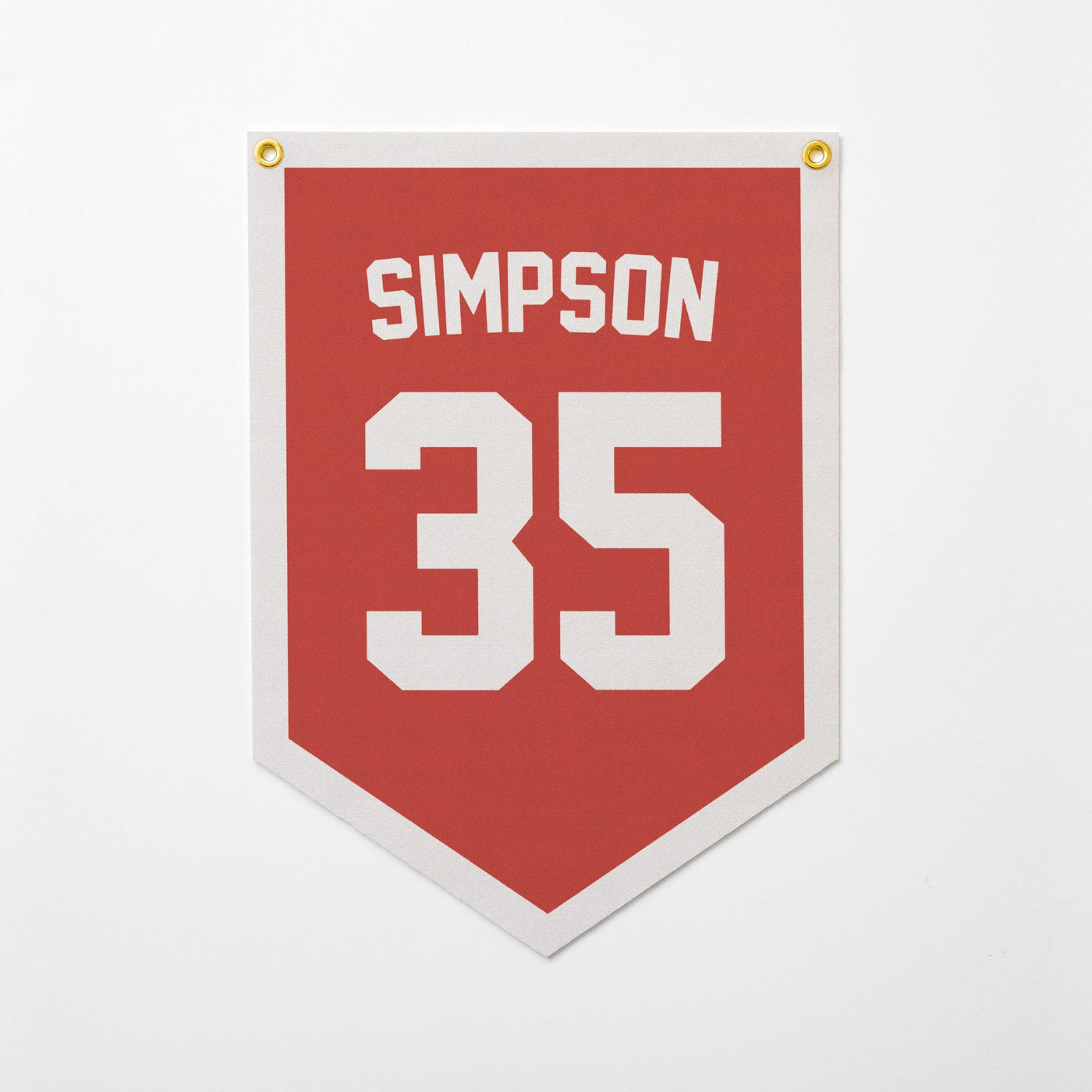 Custom Sports Jersey Style Felt Camp Banner