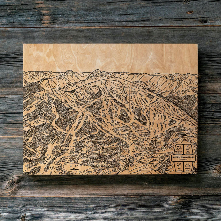 Aspen Snowmass, Colorado Ski Trail Map