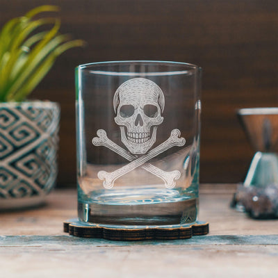 Skull & Crossbones Glass