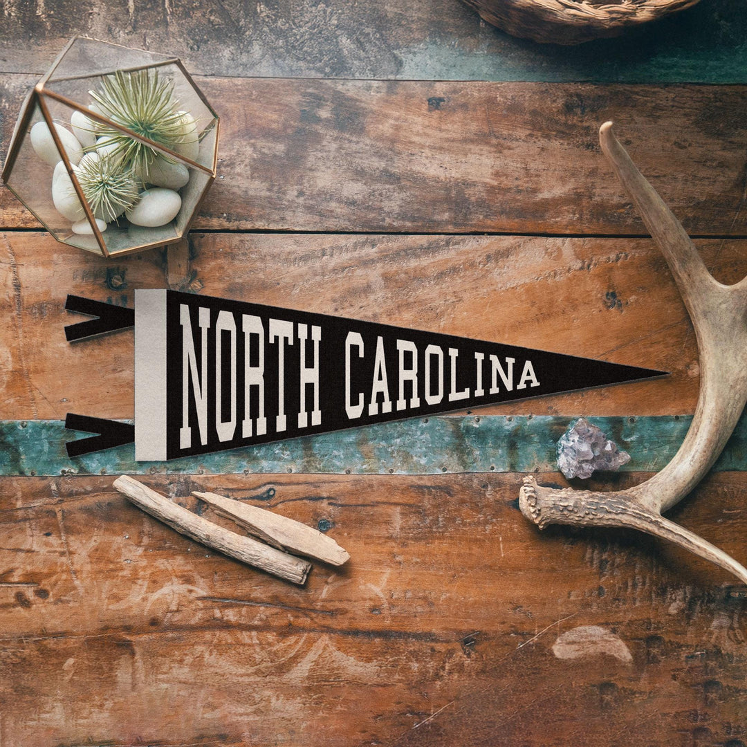 North Carolina Varsity Felt Pennant