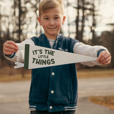 It's the Little Things Felt Pennant