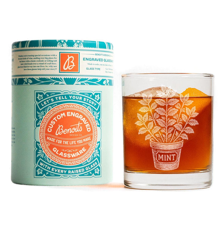 Mint Plant Glasses
